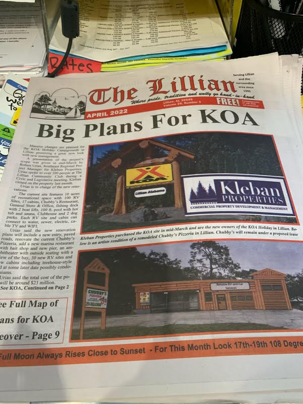 Big Plans For KOA